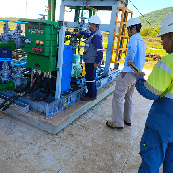 玻利維亞穆通鋼廠維保項目-驗收（LNG空壓機段）