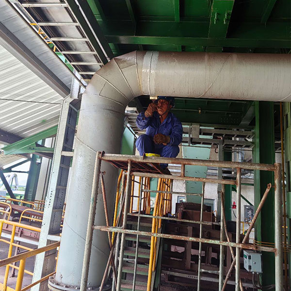 玻利維亞穆通鋼廠維保項(xiàng)目-球團(tuán)區(qū)管路改造